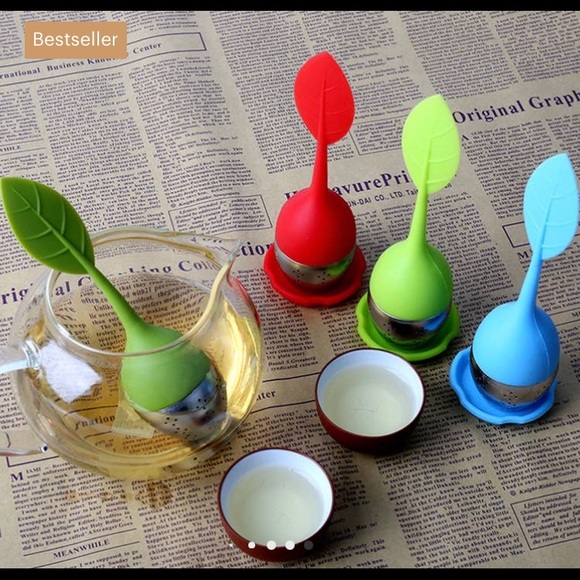 Silicone leaf Tea Diffiser - Picture 3 of 3